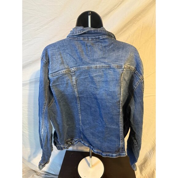 Torrid Denim Classic Jean Jacket Coat Womens Plus Size 4 4X 26/28 - Picture 3 of 5